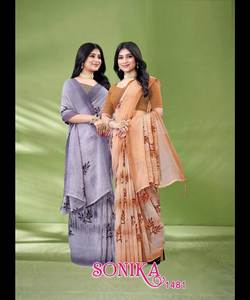 ชาติพันธุ์เสื้อผ้าผ้าไหมสารีสุราษฎร์อินเดีย - Product Image 1