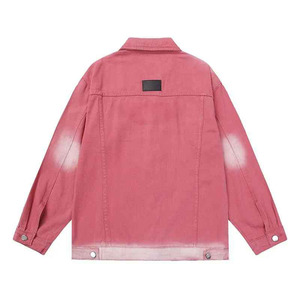 Chaquetas Vaqueras con Logotipo Personalizado al por Mayor en Europa y América, Chaqueta Vaquera Lisa Personalizada con Lavado Ácido Desgastado para Hombre, Gran Venta 2024 - Product Image 2