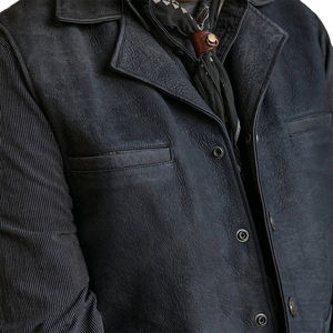 2025 New Wholesale Price Top Quality Rider <b>Waistcoat</b> <b>Leather</b> Motorcycle Vest Biker <b>Leather</b> Vest <b>for</b> <b>Men</b> - Product Image 3