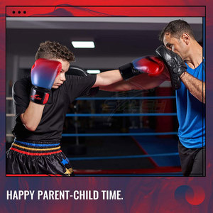 Guantes de Boxeo de Entrenamiento de Cuero Real de Último Diseño - La Mejor Calidad, Transpirables, Ligeros y Personalizables - Product Image 4