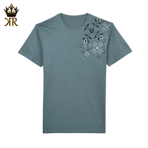 T-shirts d'entraînement pour hommes personnalisés de haute qualité, logo imprimé, légers, respirants, tricotés, col rond, manches courtes - Product Image 6