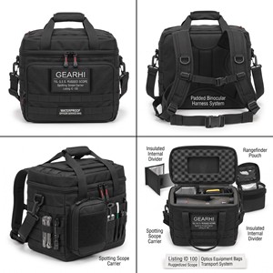 Sac de survie robuste pour intervention d'urgence, sac de secours pour premiers intervenants, sac de survie en nylon résistant aux déchirures 1200D, rouge/noir - Product Image 1