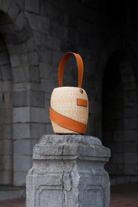 BOLSO DE PIEL REAL DE PAJA JACINTO 2 CAPAS ALTA CALIDAD - Product Image 2