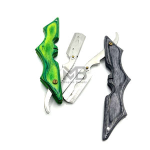 Navaja de Afeitar Recta Personalizada al Mejor Precio, Clásica y Elegante, Nueva Herramienta de Afeitado para Barbería, Acero Inoxidable Antibacteriano - Product Image 2