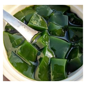 พุดดิ้งใบเยลลี่หญ้าสีเขียวอบแห้งทำจากเยลลี่ใบไม้สีเขียว - Product Image 1