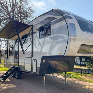 Nuevo vehículo de remolque de caravana en forma de lágrima de viaje de lujo personalizado, vehículo de remolque todoterreno a la venta, precios baratos, acero inoxidable, Europa, EE. UU. - Product Image 1