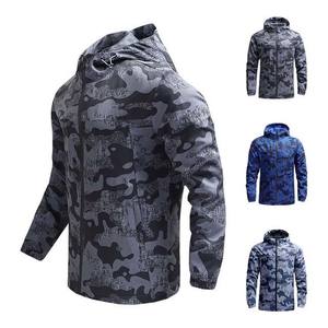 Veste Softshell à Capuche Unisexe Camouflage Automne Vente en Gros Design Personnalisé Logo Col Debout Respirant Imperméable - Product Image 2