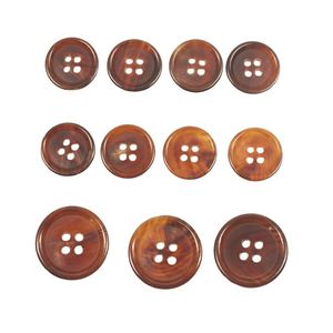 Gran oferta, abrigo de diseñador, botones de resina Natural de 4 agujeros, botones de resina para ropa, botón de cuerno para camisa, ropa - Product Image 1