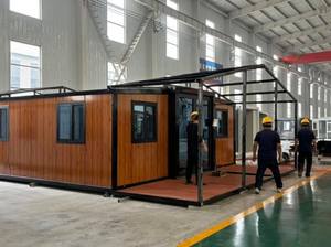 コンテナハウス20ft 40ft拡張可能プレハブ拡張可能パビリオン防水 - Product Image 6