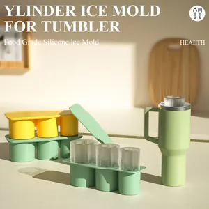 Estate BPA su misura su misura Tumbler stampo di ghiaccio in Silicone cubetto di ghiaccio stampi con coperchio per Stanley Tumbler Cup