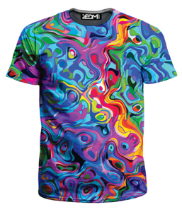 T-shirt Streetwear vintage pour hommes OEM 100% coton lourd 220GSM demi-manches surdimensionnées avec motif solide et impression personnalisée - Product Image 4