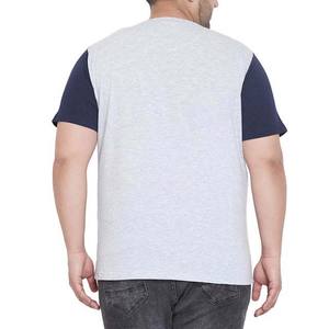 Camisetas de manga corta con bolsillo de color en contraste para ropa de hombre, ropa de verano, camisetas informales en blanco 100% de algodón para hombre, todas las tallas - Product Image 3