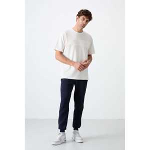 Pantalones Deportivos Azul Marino para Hombre Cesar, Cintura Elástica, con Bolsillos, Estilo Casual - 84929 - Product Image 3