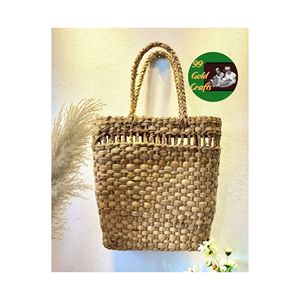 NATURAL VIETNAM <b>STRAW</b> BEACH <b>BAG</b> SEAGRASS HANDWOVEN TOTE ECO FRIENDLY <b>SUMMER</b> <b>BAG</b> EXPORT - Product Image 3