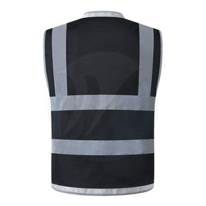 Chaleco de Seguridad Reflectante con Logotipo Personalizado, Equipo de Protección de Alta Calidad, Ligero, Alta Visibilidad, Impermeable, con LED Intermitente, Clase 2, Poliéster - Product Image 2