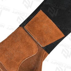 Guantes de soldadura de dedo completo de cuero de vaca para exteriores de alta calidad con el último diseño bueno para trabajar - Product Image 5