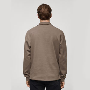 Sudadera con Capucha de Alta Calidad, Cuello Redondo, 100% Algodón, Gruesa, Térmica, Transpirable, con Forro Polar, para Invierno, con Logotipo Personalizado, para Hombre - Product Image 2