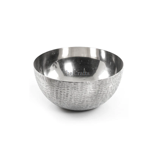 Bol à chocolats martelés en aluminium avec des dates de service de la plus haute qualité Bol à dessert pour la vaisselle à la maison - Product Image 3