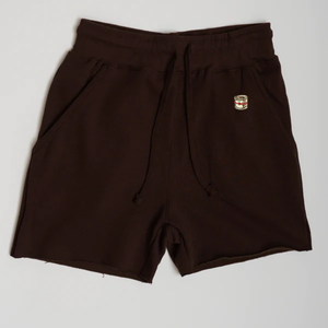 ชุดสเวตเตอร์ผ้าฝ้าย100% โอเวอร์ไซส์สำหรับผู้หญิงชุดสเวตเตอร์เสื้อครอปทรงหลวมมีฮู้ดสองชิ้นชุดสั้นสำหรับผู้หญิง - Product Image 3