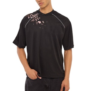 เสื้อยืดสกรีนลายขายดีจากโรงงาน แขนเสื้อแบบเรกแลน เสื้อยืดเปล่า แขนสั้น แฟชั่นทันสมัย เนื้อผ้าตาข่าย - Product Image 3