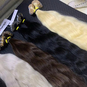 Alibaba Wholesale Supplier Vietnamese Machine Weft Human <b>Hair</b> <b>Extension</b> Single Donor Raw <b>Hair</b> Straight Wavy <b>Curly</b> All Colors - Product Image 1