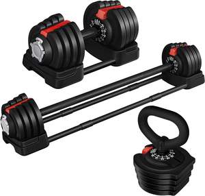 NEW Multi-function Bar-<b>bell</b> Set Kettlebell Adjustable Dumbbell Set 18kg Adjustable Dumbbell Set - Product Image 2