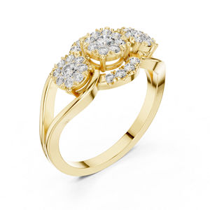 Anillo de Lujo con Diamante Cultivado en Laboratorio de 0.52 Ct, Corte Redondo, Oro Rosa de 14K, Certificado IGI, para Mujer |   Ropa de Fiesta |   Diamante Cultivado Nuevo - Product Image 5