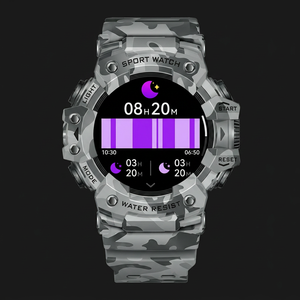Montre connectée sportive Lemfo avec écran IPS 320x240, résistante à l'eau, écran tactile, tracker de fitness pour hommes et femmes, compatible Android et iOS - Product Image 4