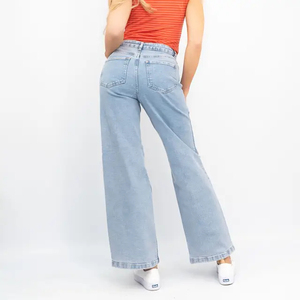 Jeans de Algodón para Mujer, Estilo Vintage, Alta Calidad, Ecológicos, Opciones Personalizables OEM, Gran Venta - Product Image 2
