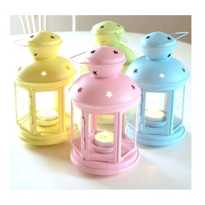 Porte-bougie cylindrique en fer de qualité durable, fait à la main, art moderne, couleur personnalisée unique, pour les mariages, les célébrations de Noël - Product Image 2