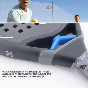 2026มาใหม่พร้อมส่งคุณภาพสูง12K/18K /kevlar/ แร็กเกต padel ไทเทเนียมราคาถูก - Product Image 2