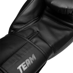 Customized Black Fly Boxing Sparring <b>Gloves</b> Top Quality Genuine Leather Boxing Training <b>Gloves</b> Custom Logo Fighting <b>Gloves</b> - Product Image 2