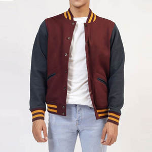 Men Varsity <b>Jackets</b> Custom Leather Material Made Sleeve Men Lowest Price Varsity <b>Jacket</b> - Product Image 6