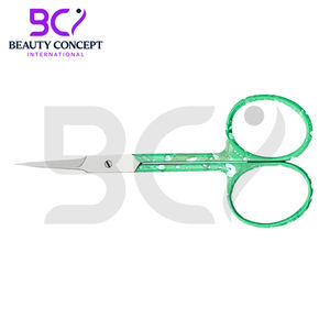 Nouveauté 2026, qualité supérieure, produit dernier cri, ciseaux à cuticules antidérapants à longue lame avec poignée verte - Product Image 5