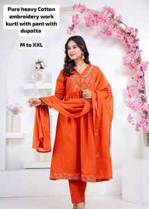 Conjunto de Pantalones y Blusa Anarkali Elegante para Mujer, Ropa Casual para Oficina, Festivales y Vacaciones - Trajes al por Mayor, Kurti Étnico Indio Pakistaní - Product Image 3