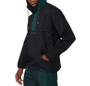 Custom 100% Polyester <b>Pullover</b> Hooded Windbreaker <b>Jacket</b> Elastic Cuffs Stand For Casual Outdoor Activities Windproof <b>Jacket</b> - Product Image 4