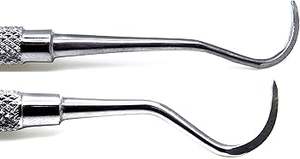 Raspador Dental Anterior Posterior Nuevo Instrumento de Periodoncia 2 Piezas - Product Image 3