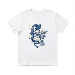 T-shirt unisexe 210 GSM 100 % coton, décontracté, de luxe, imprimé roses, personnalisable, coupe oversize, pour homme - Product Image 2