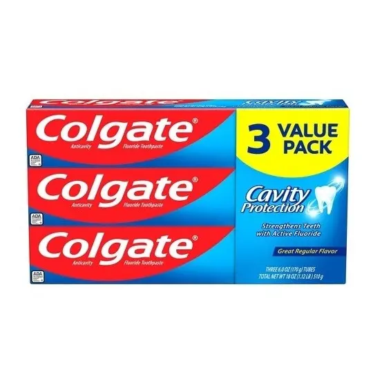Pasta gigi Colgate tersedia untuk pengiriman seluruh dunia