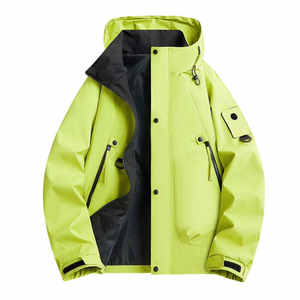 Veste tactique pour homme, hiver, résistante à l'eau, softshell, pour la randonnée, imperméable, fermeture éclair - Product Image 1