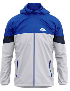 Veste matelassée décontractée pour homme, 100 % polyester, coupe-vent, respirante, à capuche, manches longues, fermeture éclair intégrale, teinte, haute qualité - Product Image 2