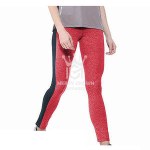 2025 femmes couleur personnalisée 100% coton taille haute pantalons de Yoga-Legging sublimé séchage rapide taille élastique Yoga Leggings - Product Image 5