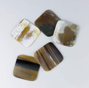 Posavasos de té de cuerno de búfalo de estilo clásico hechos a mano duraderos y elegantes para hoteles restaurantes decoración del hogar - Product Image 4