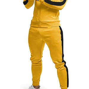 Wholesale High Quality 100% Cotton Outerwear <b>Sets</b> <b>Knitted</b> Four Way Stretch Sportswear Tracksuits for Men Casual Winter - Product Image 6