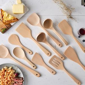 Wooden cooking spoon highest quality wood <b>spatulas</b> and spoons top choice necessary culinary tools - Product Image 4