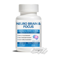 Capsules Neuro Brain pour le soutien de la mémoire, complément alimentaire pour la santé cognitive, clarté mentale, formule de concentration, fabricant OEM ODM