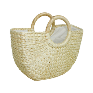 Hot Product Elegant Water Hyacinth <b>Basket</b> for Entryway Essentials and Tabletop <b>Display</b> With High Quality - Product Image 1