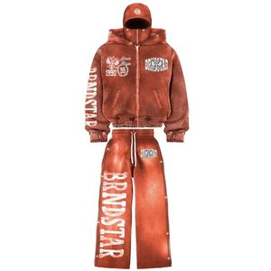 Ropa Urbana de Invierno de Moda, Personalizada, de Alta Calidad, Transpirable, Resistente al Viento, de Algodón y Felpa, con Estampado, Lavado Ácido Decolorado, Estilo Holgado - Product Image 6