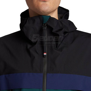 Chaqueta Cortavientos Casual con Capucha para Hombre, Nueva Moda de Invierno, Resistente al Viento, Transpirable, Sólida, Ligera, 100% Poliéster - Product Image 6