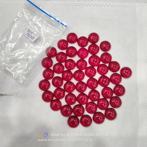Chất lượng cao đẹp <span class=keywords><strong>Ruby</strong></span> giả Loose <span class=keywords><strong>cabochons</strong></span> đồ trang sức mỹ đá quý - Product Image 4